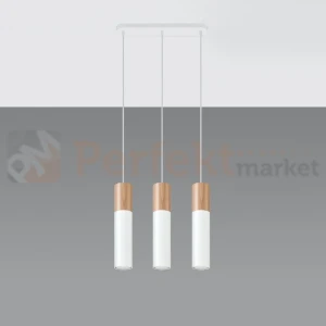 Lampa wisząca punktowa Sollux Pablo 3 2xGU10 SL.0630 IP20 - biała
