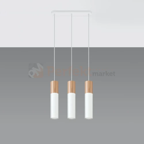 Lampa wisząca punktowa Sollux Pablo 3 2xGU10 SL.0630 IP20 - biała  01