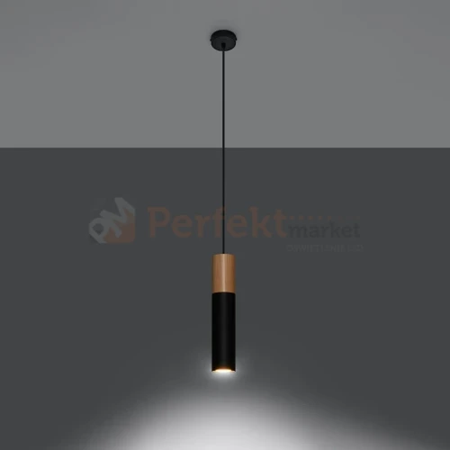 Lampa wisząca punktowa Sollux Pablo 1xGU10 SL.0632 IP20 - czarna 02