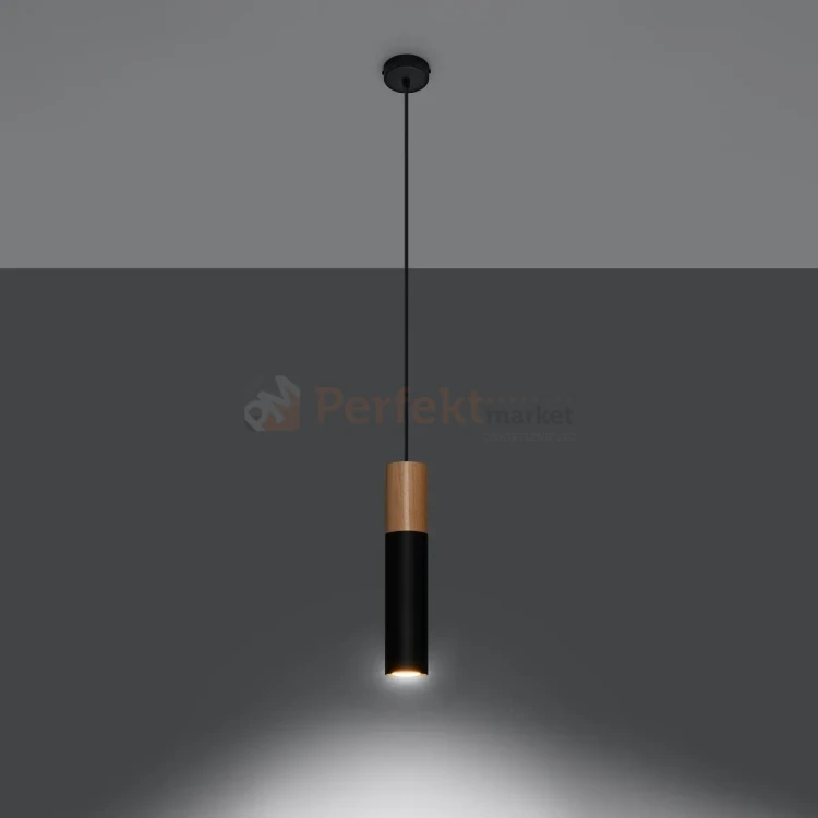 Lampa wisząca punktowa Sollux Pablo 1xGU10 SL.0632 IP20 - czarna 02