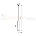 Lampa wisząca punktowa Sollux Pablo 1xGU10 SL.0632 IP20 - czarna 07
