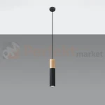 Lampa wisząca punktowa Sollux Pablo 1xGU10 SL.0632 IP20 - czarna 01