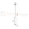 Lampa wisząca punktowa Sollux Lino 1 1xGU10 SL.0636 IP20 - naturalne drewno 08