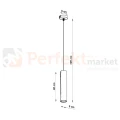 Lampa wisząca punktowa Sollux Lino 1 1xGU10 SL.0636 IP20 - naturalne drewno 08
