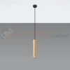 Lampa wisząca punktowa Sollux Lino 1 1xGU10 SL.0636 IP20 - naturalne drewno 01