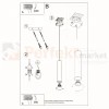 Lampa wisząca punktowa Sollux Lino 1 1xGU10 SL.0636 IP20 - naturalne drewno 09