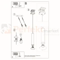 Lampa wisząca punktowa Sollux Lino 1 1xGU10 SL.0636 IP20 - naturalne drewno 09