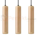 Lampa wisząca punktowa Sollux Lino 3 3xGU10 SL.0638 IP20 - naturalne drewno 07