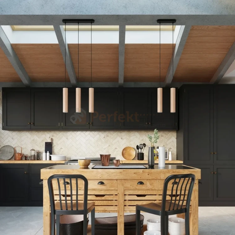 Lampa wisząca punktowa Sollux Lino 3P 3xGU10 SL.1012 IP20 - naturalne drewno 02