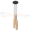 Lampa wisząca punktowa Sollux Lino 3P 3xGU10 SL.1012 IP20 - naturalne drewno 08