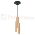 Lampa wisząca punktowa Sollux Lino 3P 3xGU10 SL.1012 IP20 - naturalne drewno 08