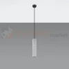 Lampa wisząca betonowa Sollux Luvo 1 1xGu10 SL.0653 IP20 - szara 01
