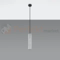 Lampa wisząca betonowa Sollux Luvo 1 1xGu10 SL.0653 IP20 - szara 01