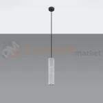 Lampa wisząca betonowa Sollux Luvo 1 1xGu10 SL.0653 IP20 - szara 01