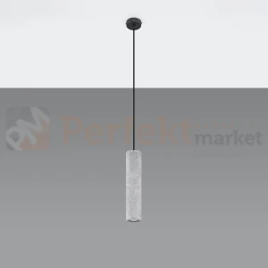 Lampa wisząca betonowa Sollux Luvo 1 1xGu10 SL.0653 IP20 - szara