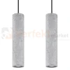 Lampa wisząca betonowa Sollux Luvo 2 2xGu10 SL.0654 IP20 - szara 06