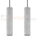 Lampa wisząca betonowa Sollux Luvo 2 2xGu10 SL.0654 IP20 - szara 06