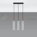Lampa wisząca betonowa Sollux Luvo 3 3xGu10 SL.0655 IP20 - szara 01