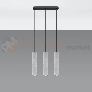 Lampa wisząca betonowa Sollux Luvo 3 3xGu10 SL.0655 IP20 - szara