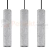 Lampa wisząca betonowa Sollux Luvo 3 3xGu10 SL.0655 IP20 - szara 06