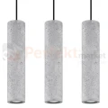 Lampa wisząca betonowa Sollux Luvo 3 3xGu10 SL.0655 IP20 - szara 06