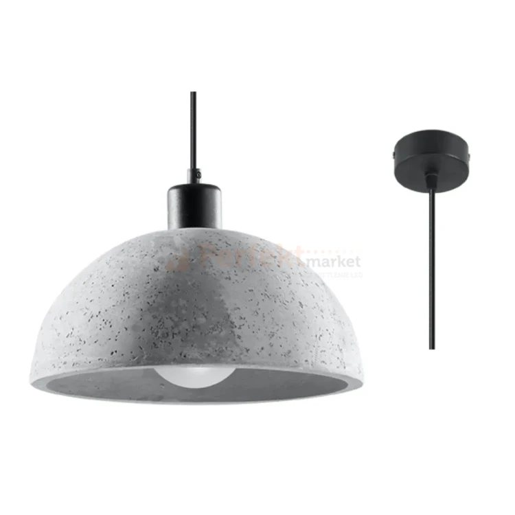 Lampa wisząca betonowa Sollux Pablito 1xE27 SL.0847 IP20 06