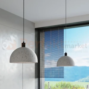 Lampa wisząca betonowa Sollux Pablito 1xE27 SL.0847 IP20