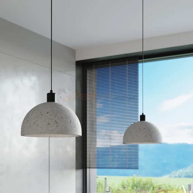 Lampa wisząca betonowa Sollux Pablito 1xE27 SL.0847 IP20 01