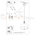 Lampa wisząca betonowa Sollux Pablito 1xE27 SL.0847 IP20 08