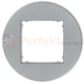 KARLIK MINI ramka uniwersalna pojedyncza okrągła z tworzywa srebrny metalik 7MRTO-1 perfekt market olsztyn