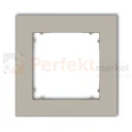 KARLIK MINI ramka uniwersalna pojedyncza kwadratowa z tworzywa taupe 60MR-1 perfekt market olsztyn