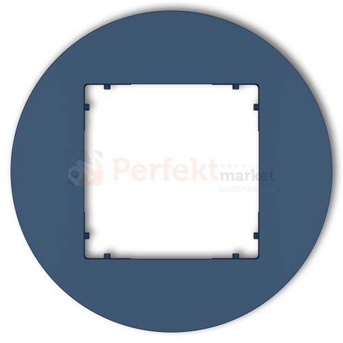 KARLIK MINI ramka uniwersalna pojedyncza okrągła z tworzywa navy blue 64MRTO-1 perfekt market olsztyn