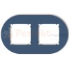 KARLIK MINI ramka uniwersalna podwójna okrągła z tworzywa navy blue 64MRTO-2 perfekt market olsztyn