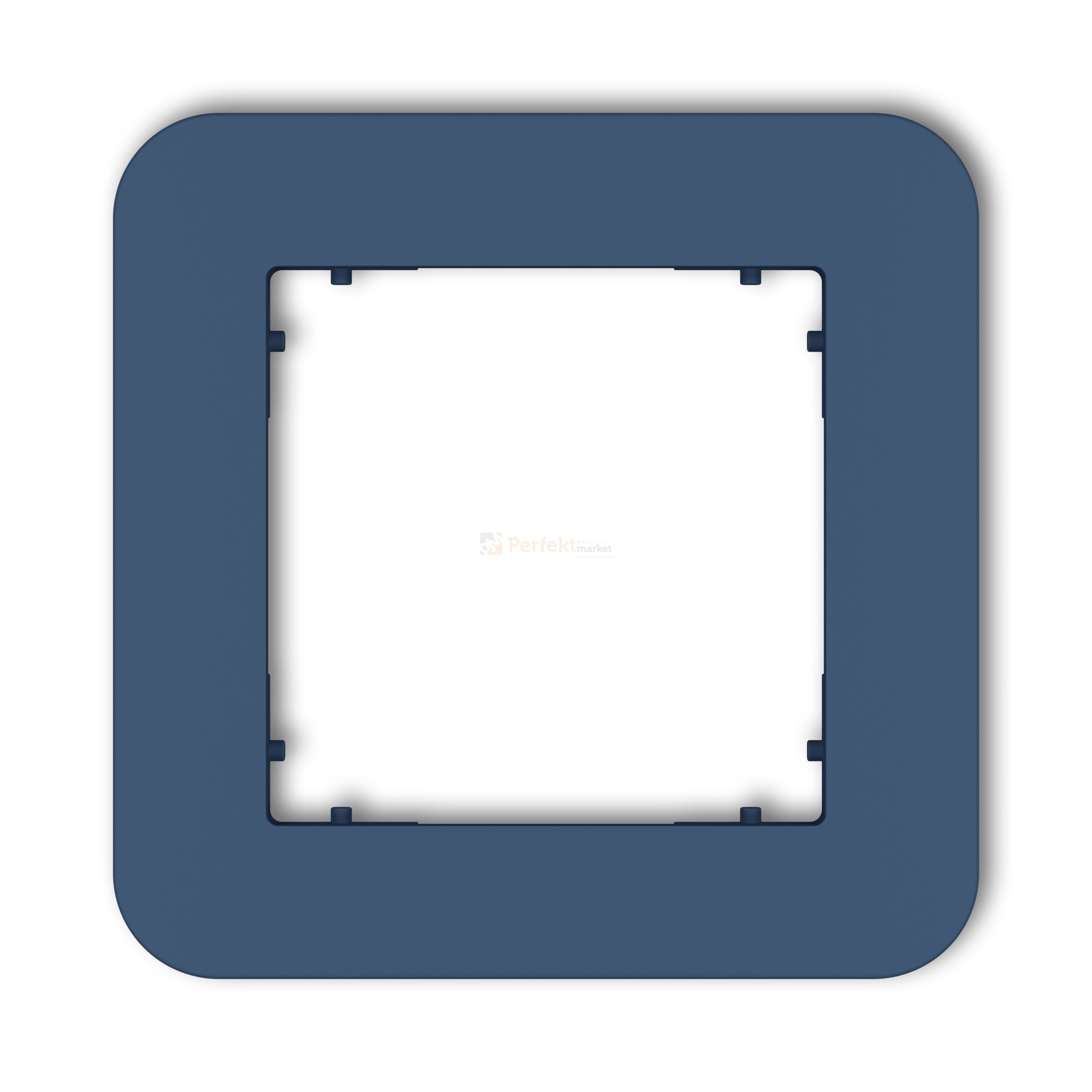 KARLIK MINI ramka uniwersalna pojedyncza zaokrąglona z tworzywa navy blue 64MRTZ-1 perfekt market olsztyn