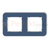 KARLIK MINI ramka uniwersalna podwójna zaokrąglona z tworzywa navy blue 64MRTZ-2 perfekt market olsztyn
