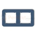 KARLIK MINI ramka uniwersalna podwójna zaokrąglona z tworzywa navy blue 64MRTZ-2 perfekt market olsztyn