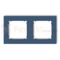 KARLIK MINI ramka uniwersalna podwójna kwadratowa z tworzywa navy blue 64MR-2 perfekt market olsztyn