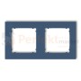 KARLIK MINI ramka uniwersalna podwójna kwadratowa z tworzywa navy blue 64MR-2 perfekt market olsztyn