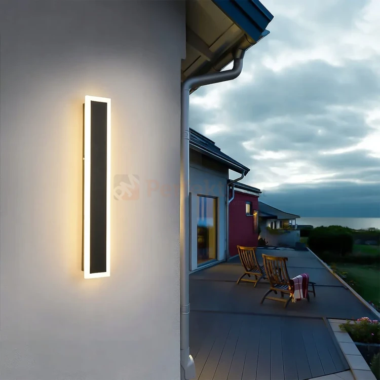 Lampa ścienna zewnętrzna liniowa na elewację 60cm LED Durango 19W 950lm 4500K czarna IP65 NEW! PERFEKT MARKET OLSZTYN