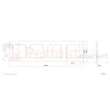 KARLIK MINI ramka uniwersalna poczwórna kwadratowa z tworzywa czarny mat 12MR-4 perfekt market olsztyn