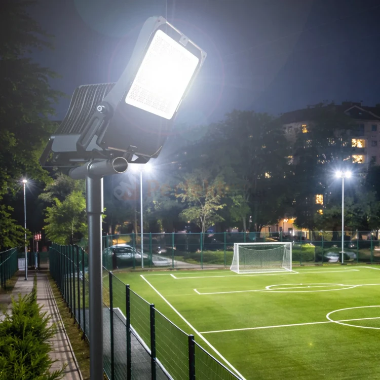 Profesjonalny naświetlacz LED Area Sportis 200W/250W/300W 4000K Typ3 IP66 IK08 474x445x63mm czarny 5 lat gwarancji perfekt market olsztyn