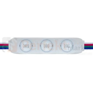 Moduł LED Lens 3 SMD 5050 RGB IP65 soczewka 170° litery 3D, sufity napinane