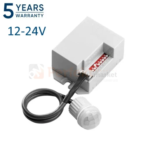 ORNO czujnik ruchu 12V/60W 24V/120W z zewnętrznym sensorem 360° IP20 OR-CR-211/12-24V perfekt market olsztyn