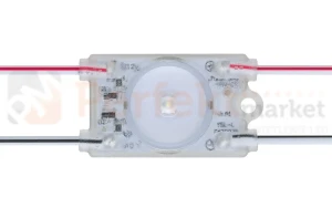 Moduł LED Panorama MINI CRISTAL 24V 1W 90lm 5000K IP65 soczewka 175° litery 3D, sufity napinane