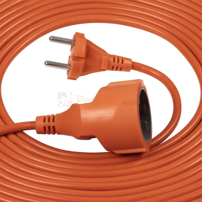Przedłużacz ogrodowy 40m H03VV-F OMY 2x1,5mm² IP20 pomarańczowy perfekt market olsztyn