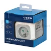 Przedłużacz kostka 4G + 2xUSB-A 1,4m H05VV-F 3x1,0mm² 10A biały perfekt market olsztyn