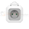 Przedłużacz kostka 4G + 2xUSB-A 1,4m H05VV-F 3x1,0mm² 10A biały perfekt market olsztyn