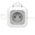 Przedłużacz kostka 4G + 2xUSB-A 1,4m H05VV-F 3x1,0mm² 10A biały perfekt market olsztyn