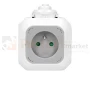 Przedłużacz kostka 4G + 2xUSB-A 1,4m H05VV-F 3x1,0mm² 10A biały perfekt market olsztyn