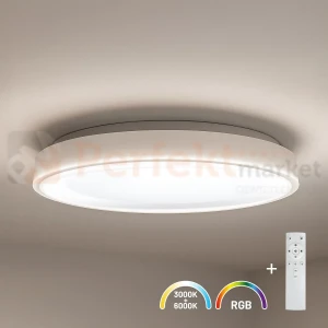 Plafon Melo 36W 3600lm RGB+CCT 180° IP20 Ø390 biały z pilotem